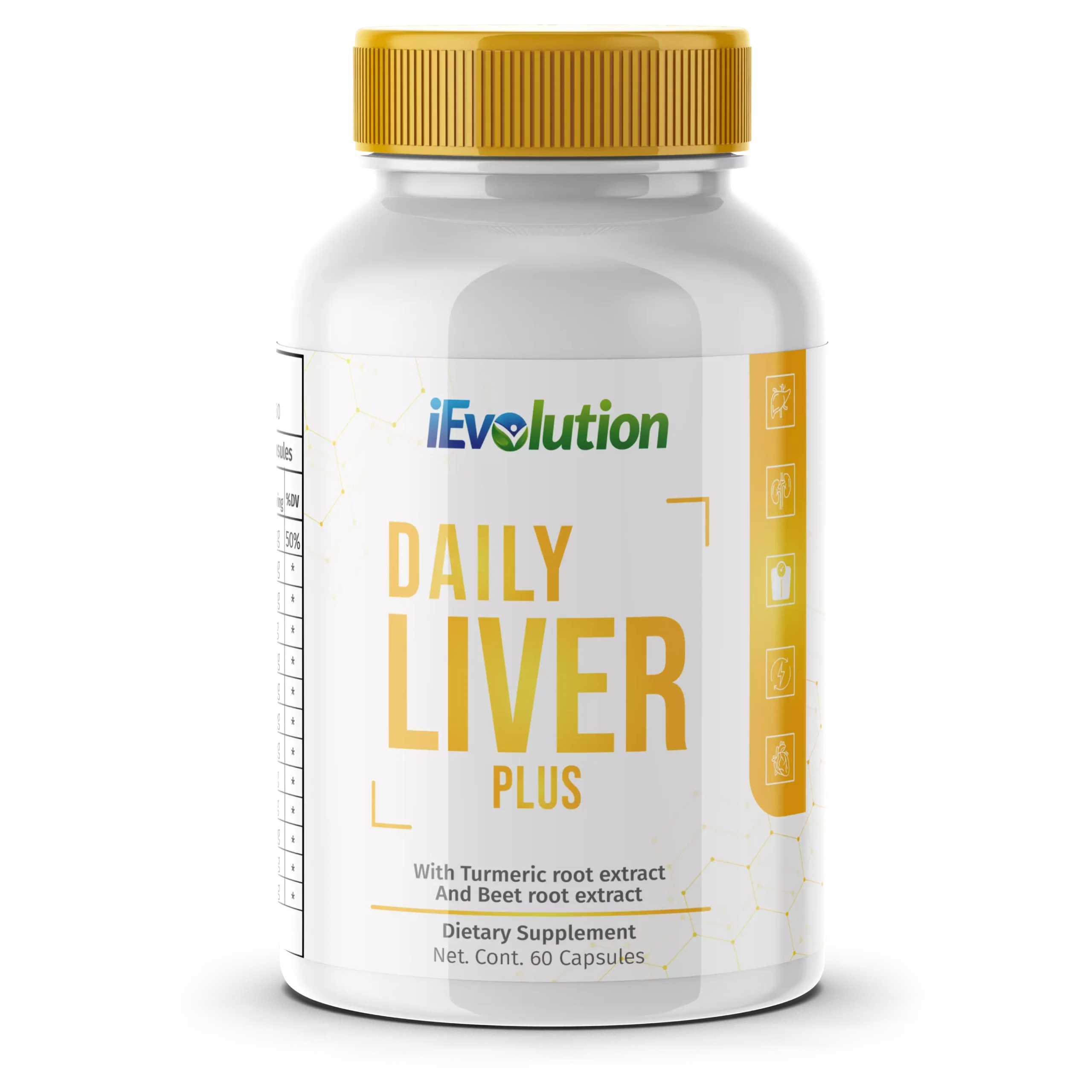 Daily Liver Plus - Desintoxicación del hígado, limpieza, hígado sano - 60 cápsulas.